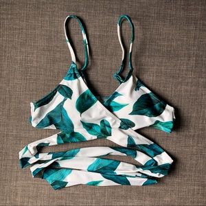 Wrap around bikini top